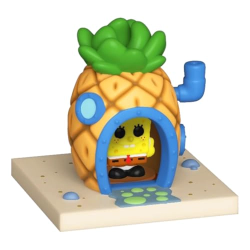 FUNKO POP BITTY TOWN BOB ESPONJA PANTALONES CUADRADOS BOB ESPONJA PANTALONES CUADRADOS Y CASA - 4