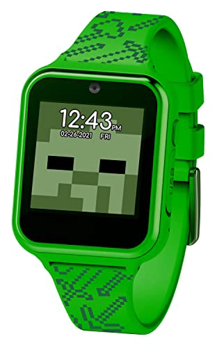 RELOJ INTELIGENTE MINECRAFT PARA NIÑOS RELOJ INTERACTIVO CON PANTALLA TACTIL CON 10 ESFERAS - 1