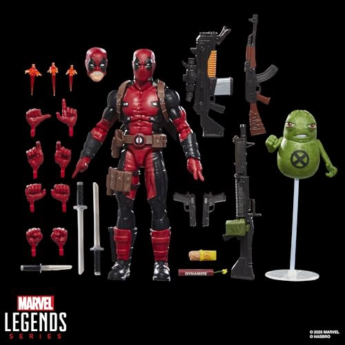 MARVEL LEGENDS SERIE MAXIMA DEADPOOL FIGURA DE ACCION DELUXE DE 6 PULGADAS DE DEADPOOL DE COMICS - 2