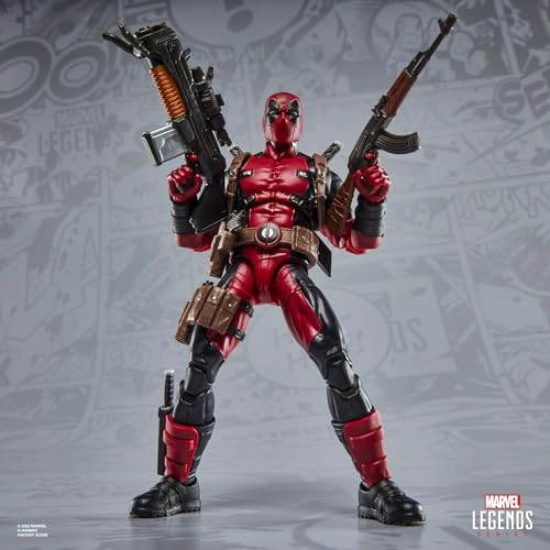 MARVEL LEGENDS SERIE MAXIMA DEADPOOL FIGURA DE ACCION DELUXE DE 6 PULGADAS DE DEADPOOL DE COMICS - 3