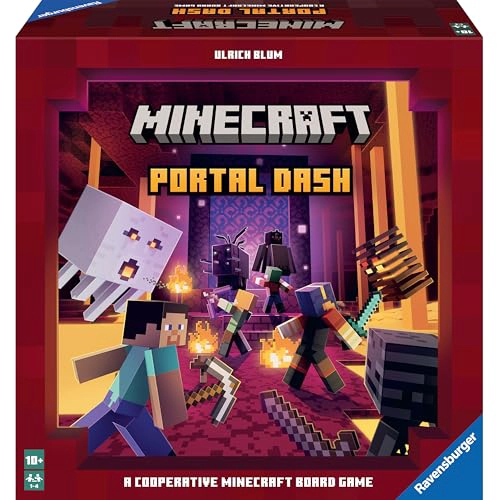 RAVENSBURGER MINECRAFT PORTAL DASH JUEGO DE MESA FAMILIAR ATRACTIVO PARA NIÑOS Y ADULTOS - 5