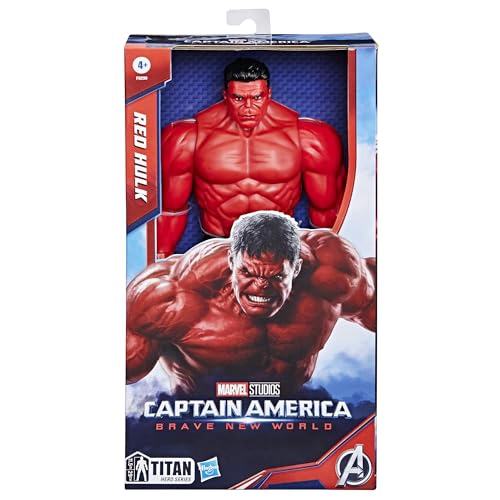 MARVEL STUDIOS CAPTAIN AMERICA BRAVE NEW WORLD TITAN HERO SERIES FIGURA DE ACCION DE HULK ROJO - 2