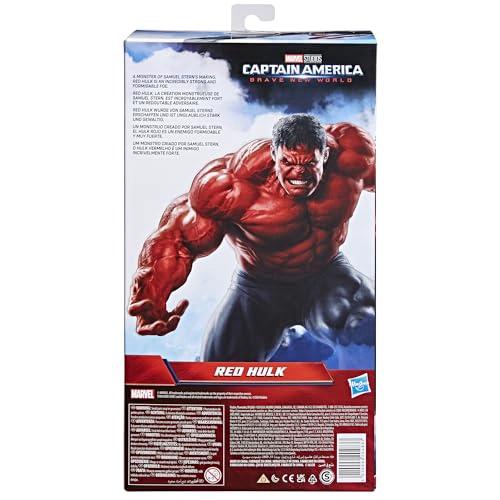 MARVEL STUDIOS CAPTAIN AMERICA BRAVE NEW WORLD TITAN HERO SERIES FIGURA DE ACCION DE HULK ROJO - 5