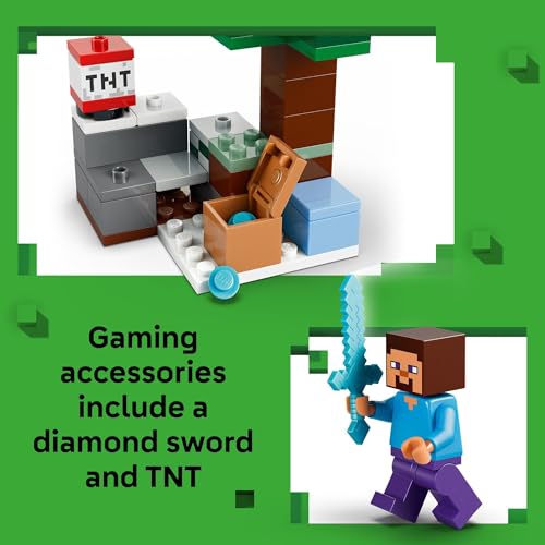 LEGO MINECRAFT AVENTURA EN TAIGA DE STEVE JUGUETE DE CONSTRUCCION PARA NIÑOS Y NIÑAS JUEGO DE VIDEO - 3