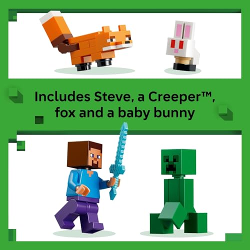 LEGO MINECRAFT AVENTURA EN TAIGA DE STEVE JUGUETE DE CONSTRUCCION PARA NIÑOS Y NIÑAS JUEGO DE VIDEO - 5