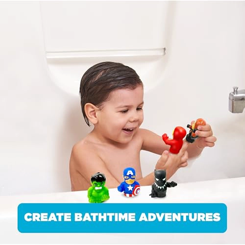 MARVEL AVENGERS 10 PIECE FINGER PUPPET SET EDUCATIONAL PLAY PARTY FAVORS BATH AND POOL TOYS BEACH - 6