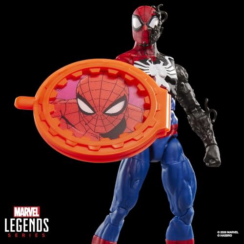 MARVEL LEGENDS SERIES SECRET WARS SPIDERMAN DISFRAZ DE ALIEN RETRO COMICS FIGURA DE ACCION - 2