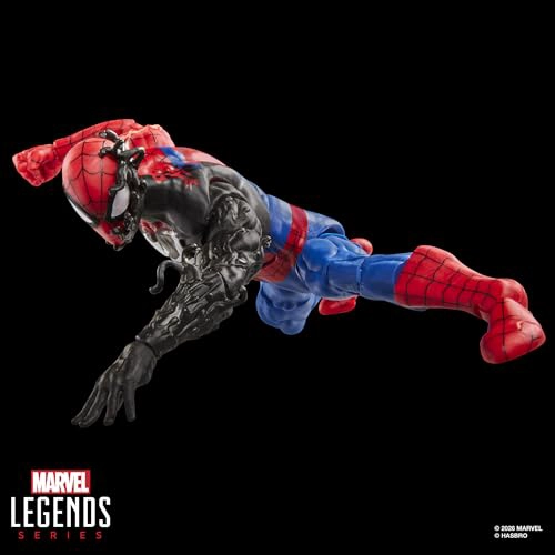 MARVEL LEGENDS SERIES SECRET WARS SPIDERMAN DISFRAZ DE ALIEN RETRO COMICS FIGURA DE ACCION - 7