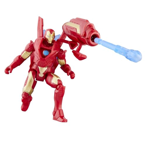 MARVEL EPIC HERO SERIES BATTLE GEAR IRON MAN FIGURA DE ACCION 4 PULGADAS JUGUETES DE SUPERHE ROES - 6