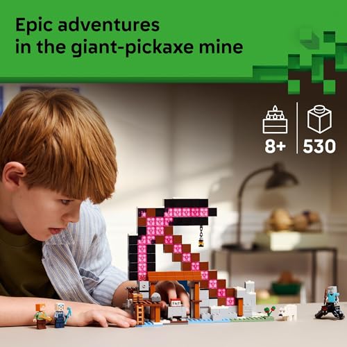 LEGO MINECRAFT THE PICKAXE MINE JUGUETE PARA NIÑOS JUEGO DE CONSTRUCCION PARA NIÑOS Y NIÑAS JUGUETE - 2