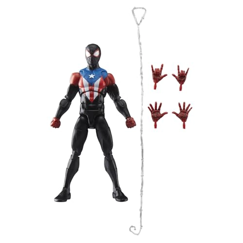 MARVEL LEGENDS SERIES GAMERVERSE MILES MORALES TRAJE BORICUA DE SPIDERMAN 2 FIGURA DE ACCION - 1