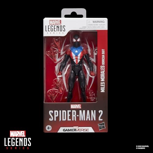 MARVEL LEGENDS SERIES GAMERVERSE MILES MORALES TRAJE BORICUA DE SPIDERMAN 2 FIGURA DE ACCION - 2