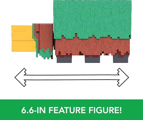 MATTEL MINECRAFT FIGURA DE ACCION DE SNIFFER CON SONIDOS PRECISOS PARA EL JUEGO JUGUETE - 3