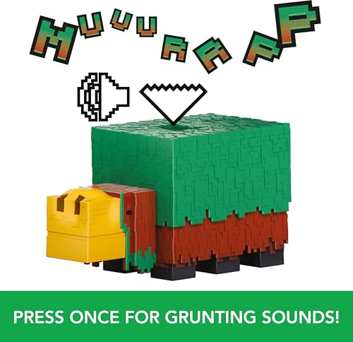 MATTEL MINECRAFT FIGURA DE ACCION DE SNIFFER CON SONIDOS PRECISOS PARA EL JUEGO JUGUETE - 4
