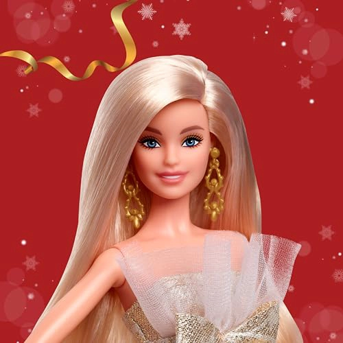 BARBIE HOLIDAY BARBIE SIGNATURE MUÑECA Y CASA RUBIA DE VESTIR COLOR NEGRO JUEGO DE SIMULACION - 2