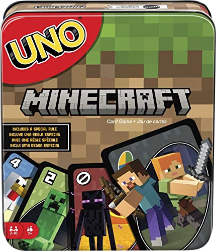 MATTEL GAMES JUEGO DE CARTAS UNO REGALOS PARA NIÑOS Y NOCHES FAMILIARES TEMATICA DE VIDEOJUEGOS - 1