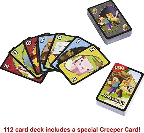 MATTEL GAMES JUEGO DE CARTAS UNO REGALOS PARA NIÑOS Y NOCHES FAMILIARES TEMATICA DE VIDEOJUEGOS - 5