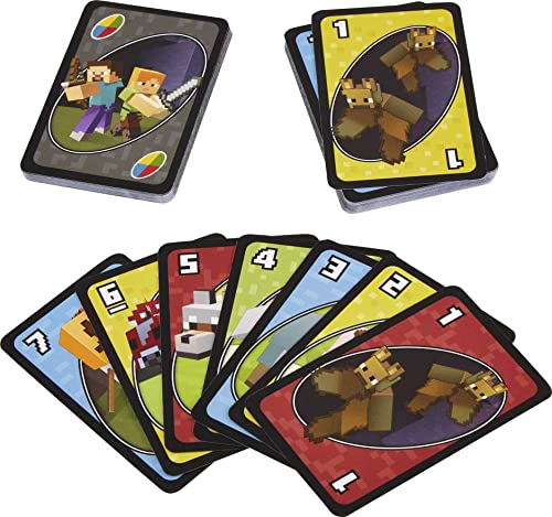 MATTEL GAMES JUEGO DE CARTAS UNO REGALOS PARA NIÑOS Y NOCHES FAMILIARES TEMATICA DE VIDEOJUEGOS - 6