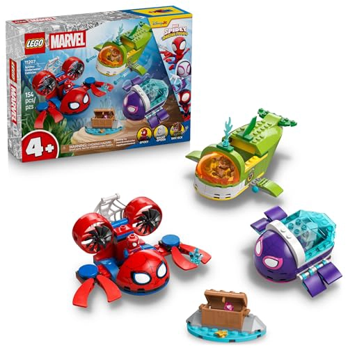 LEGO MARVEL SPIDEY Y SUS INCREIBLES AMIGOS SPIDEY VEHICULOS SUBACUATICOS JUGUETE DE CONSTRUCCION - 1