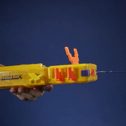 NERF SUPER SOAKER MINECRAFT AXOLOTL WATER BLASTER MINECRAFT AXOLOTL MOB DESIGN JUGUETE DE AGUA AL - 7