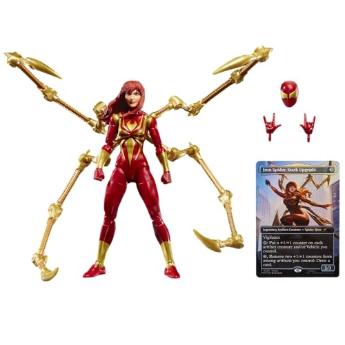 MARVEL LEGENDS SERIES MAGIC THE GATHERING MARY JANE WATSON IRON SPIDER FIGURA DE ACCION - 1