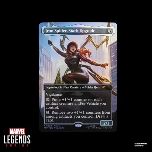 MARVEL LEGENDS SERIES MAGIC THE GATHERING MARY JANE WATSON IRON SPIDER FIGURA DE ACCION - 3