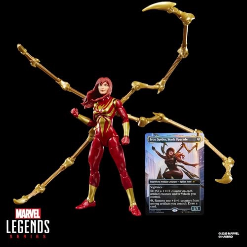 MARVEL LEGENDS SERIES MAGIC THE GATHERING MARY JANE WATSON IRON SPIDER FIGURA DE ACCION - 4