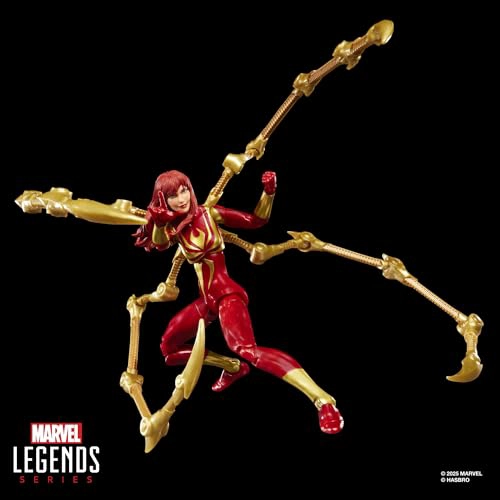 MARVEL LEGENDS SERIES MAGIC THE GATHERING MARY JANE WATSON IRON SPIDER FIGURA DE ACCION - 5