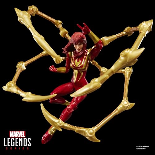 MARVEL LEGENDS SERIES MAGIC THE GATHERING MARY JANE WATSON IRON SPIDER FIGURA DE ACCION - 6