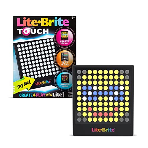 LITEBRITE TOUCH CREA JUEGA Y ANIMA JUGUETE PORTATIL DE APRENDIZAJE SENSORIAL STEM ILUMINADO JUGUETE - 1