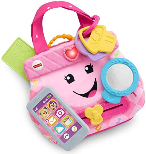 FISHERPRICE LAUGH LEARN MY SMART PURSE ROSA JUGUETE MUSICAL PARA BEBE - 1