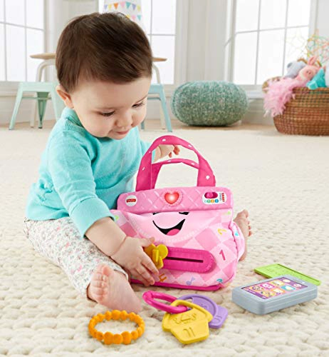 FISHERPRICE LAUGH LEARN MY SMART PURSE ROSA JUGUETE MUSICAL PARA BEBE - 2