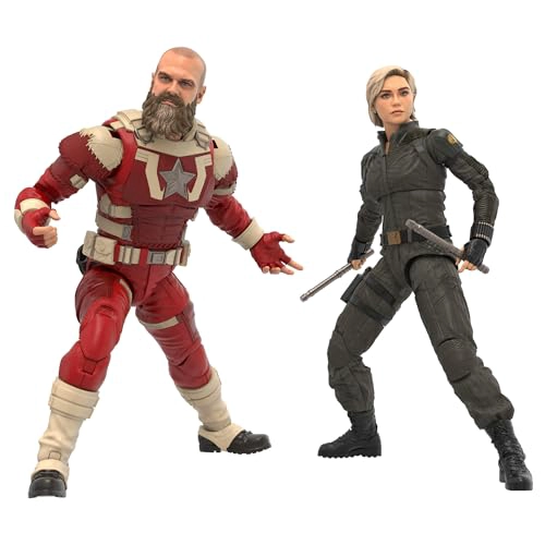 MARVEL LEGENDS SERIES YELENA BELOVA Y GUARDIAN ROJO PAQUETE DE 2 FIGURAS DE ACCION COLECCIONABLES - 1