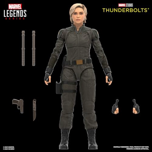MARVEL LEGENDS SERIES YELENA BELOVA Y GUARDIAN ROJO PAQUETE DE 2 FIGURAS DE ACCION COLECCIONABLES - 6