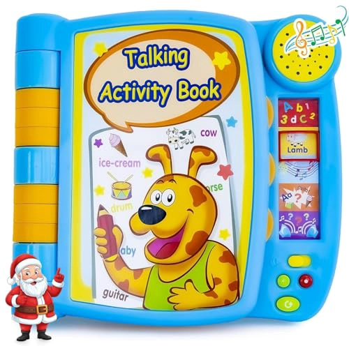 LIBRO DE ACTIVIDADES PARLANTES PARA NIÑOS DE 2 AÑOS EN ADELANTE LIBRO DE SONIDO CON 5 ACTIVIDADES - 1