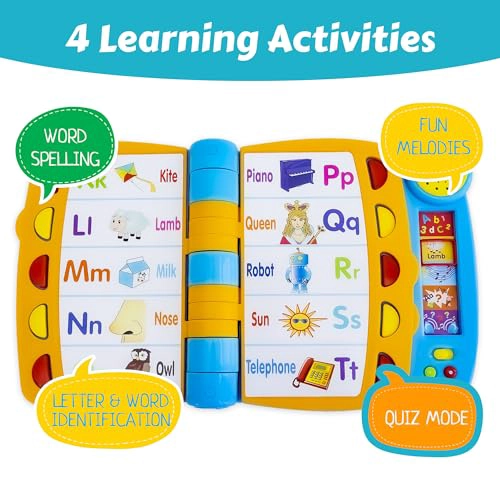 LIBRO DE ACTIVIDADES PARLANTES PARA NIÑOS DE 2 AÑOS EN ADELANTE LIBRO DE SONIDO CON 5 ACTIVIDADES - 2