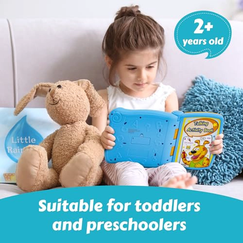 LIBRO DE ACTIVIDADES PARLANTES PARA NIÑOS DE 2 AÑOS EN ADELANTE LIBRO DE SONIDO CON 5 ACTIVIDADES - 4