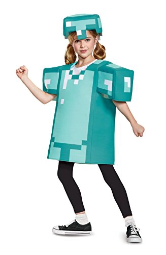 ARMOR DISFRAZ CLASICO DE MINECRAFT AZUL MEDIANO 78 - 4