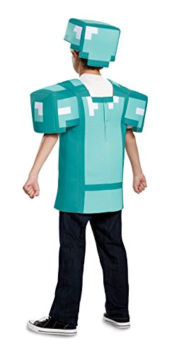 ARMOR DISFRAZ CLASICO DE MINECRAFT AZUL MEDIANO 78 - 5