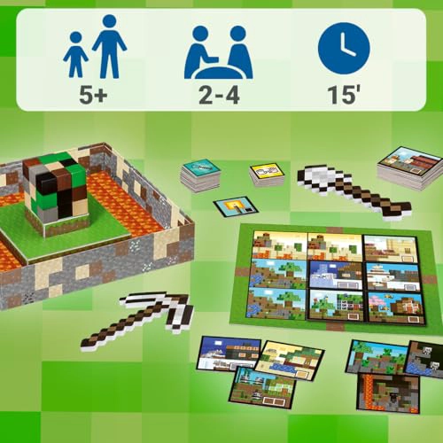 RAVENSBURGER MINECRAFT BUILDERS BIOMES JUNIOR JUEGO COOPERATIVO PARA NIÑOS DIVERTIDA AVENTURA - 2