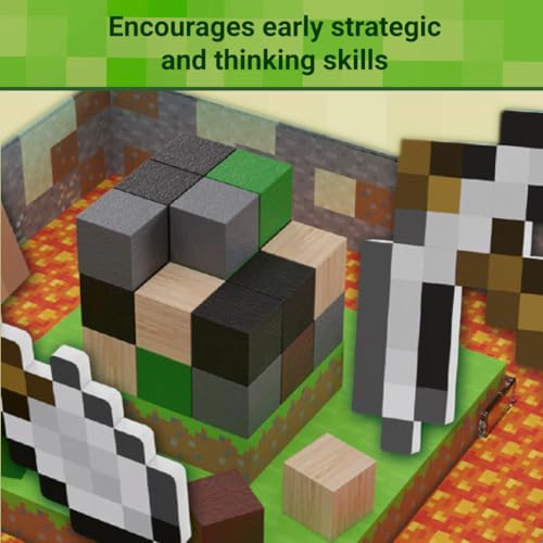RAVENSBURGER MINECRAFT BUILDERS BIOMES JUNIOR JUEGO COOPERATIVO PARA NIÑOS DIVERTIDA AVENTURA - 3