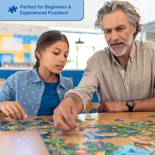 RAVENSBURGER MINECRAFT BIOMES JUEGO DE 3 ROMPECABEZAS DE 49 PIEZAS BOSQUES PIXELADOS OCE ANOS Y MAS - 3