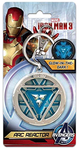 MARVEL LLAVERO DE ESTAÑO IRON MAN 3 ARC REACTOR - 1