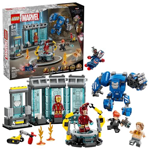LEGO MARVEL LABORATORIO DE IRON MAN JUGUETE DE CONSTRUCCION DEL SALON DE LAS ARMADURAS JUGUETE - 1