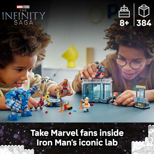 LEGO MARVEL LABORATORIO DE IRON MAN JUGUETE DE CONSTRUCCION DEL SALON DE LAS ARMADURAS JUGUETE - 2