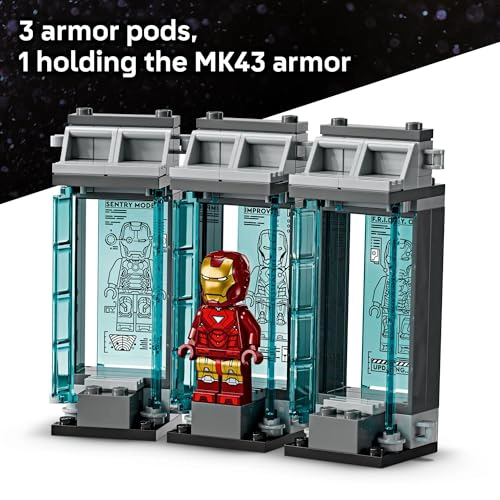 LEGO MARVEL LABORATORIO DE IRON MAN JUGUETE DE CONSTRUCCION DEL SALON DE LAS ARMADURAS JUGUETE - 3