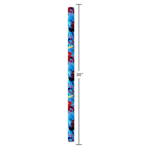 AMERICAN GREETINGS PAPEL DE REGALO REVERSIBLE DE SPIDERMAN DE 40 PIES CUADRADOS PARA TODAS - 5