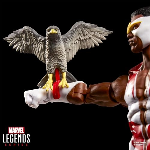 MARVEL LEGENDS SERIES SECRET WARS FALCON RETRO CAPTAIN AMERICA COMICS FIGURA DE ACCION - 3