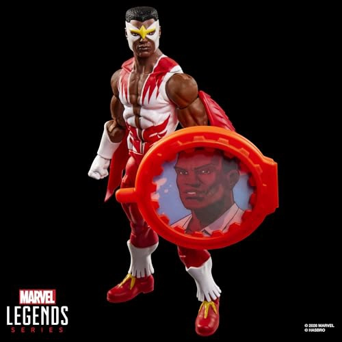 MARVEL LEGENDS SERIES SECRET WARS FALCON RETRO CAPTAIN AMERICA COMICS FIGURA DE ACCION - 4