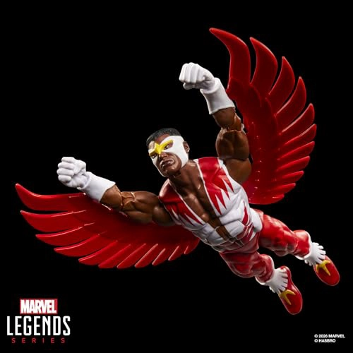 MARVEL LEGENDS SERIES SECRET WARS FALCON RETRO CAPTAIN AMERICA COMICS FIGURA DE ACCION - 6